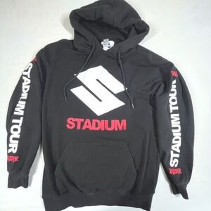 Justin Bieber Stadium Tour 2017 Hoodie Pullover Graphic Print Black Adult Small